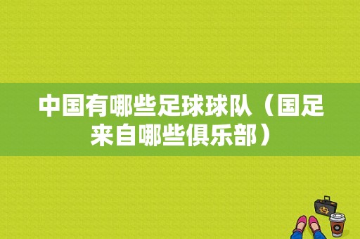 中国有哪些足球球队（国足来自哪些俱乐部）